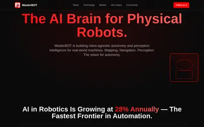 Website screenshot of MasterBOT (2026-04-24)