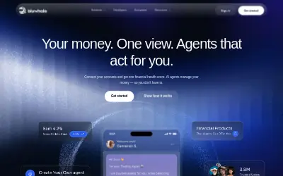 Website screenshot of Bluwhale (2026-05-28)