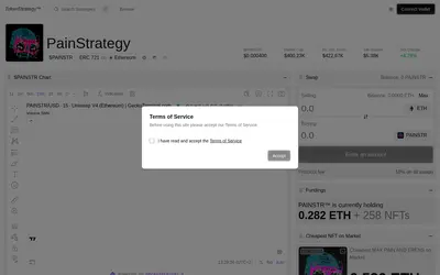 Website screenshot of PainStrategy (2026-04-24)