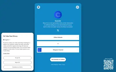 Website screenshot of Base AI (2026-04-22)