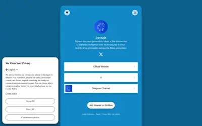 Website screenshot of Base AI (2026-05-22)