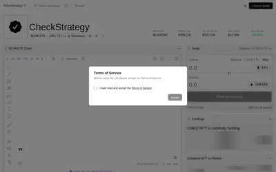 Website screenshot of CheckStrategy (2026-04-25)