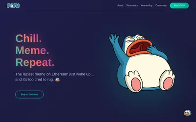Website screenshot of Pofu (2026-05-20)