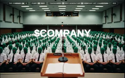 Website screenshot of Company (2026-04-25)