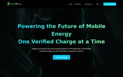 Website screenshot of Piggycell (2026-05-19)