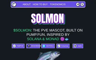 Website screenshot of Solmon (2026-04-24)