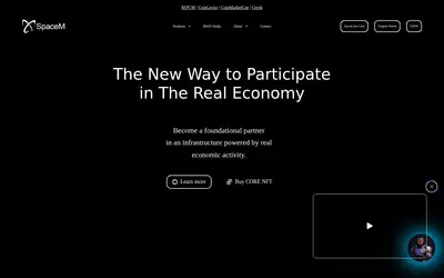 Website screenshot of SPACEM WORLD (2026-04-26)