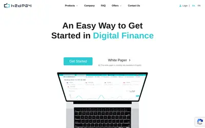 Website screenshot of HEdpAY (2026-05-21)