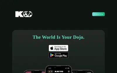 Website screenshot of Kayyo (2026-05-20)