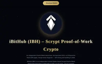 Website screenshot of iBitHub (2026-04-25)