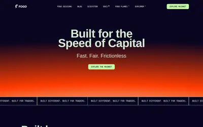 Website screenshot of Fogo (2026-05-21)