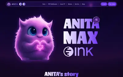 Website screenshot of ANITA (2026-05-20)