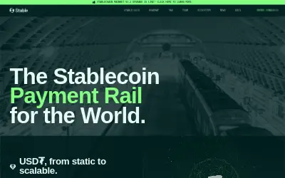 Website screenshot of ​​Stable (2026-05-28)