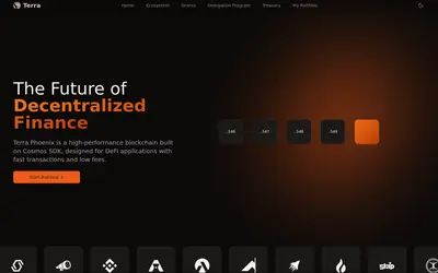 Website screenshot of Eureka Bridged PAX Gold (Terra) (2026-05-20)