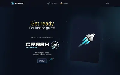 Website screenshot of XGame (2026-05-21)
