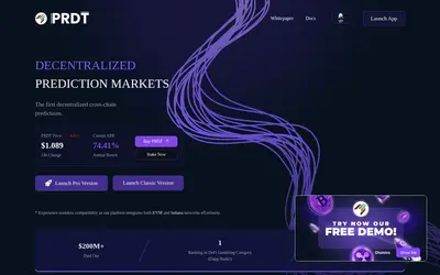 Website screenshot of Predictions (2026-05-19)