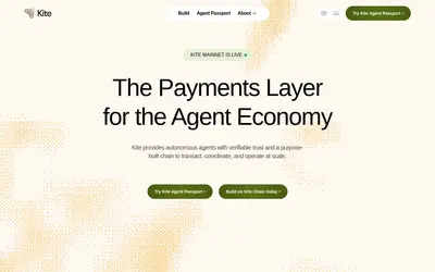 Website screenshot of Kite (2026-05-20)