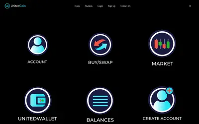 Website screenshot of UnitedCoin (2026-04-24)