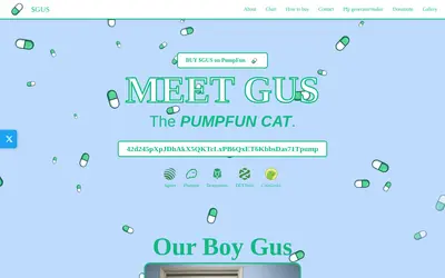 Website screenshot of Gus (2026-05-21)