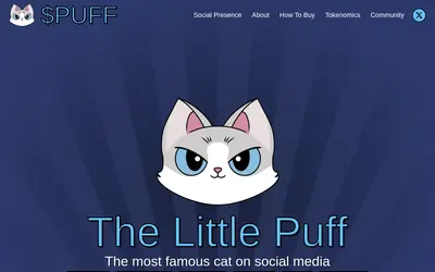 Website screenshot of little puff (2026-05-21)