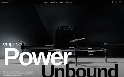 Website screenshot of Empulser Enterprises (2026-05-21)