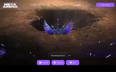 Website screenshot of MetaArena (2026-05-20)