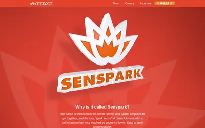 Website screenshot of Senspark (POL) (2026-04-25)