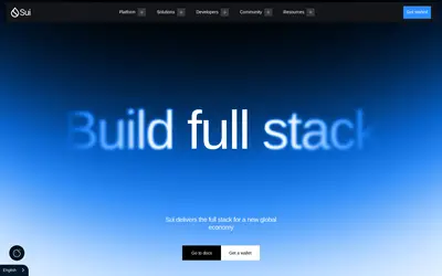 Website screenshot of USDsui (2026-05-20)