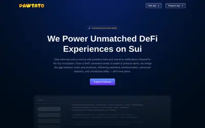 Website screenshot of Pawtato (2026-04-24)