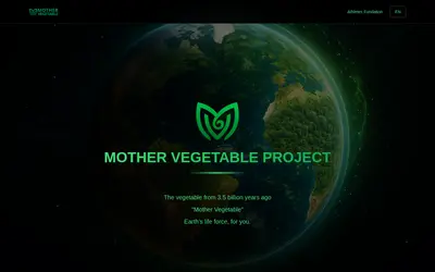 Website screenshot of MOTHER VEGETABLE Token (2026-04-25)