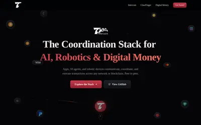 Website screenshot of Trac Network (2026-04-24)