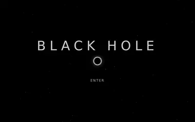 Website screenshot of BLACK HOLE (2026-04-25)