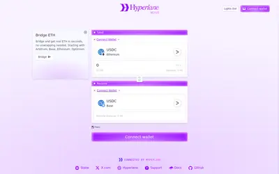 Website screenshot of Hyperlane Bridged USDC (Mantra EVM) (2026-05-20)