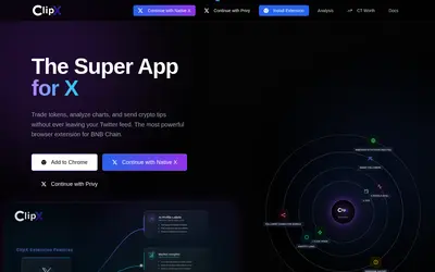 Website screenshot of KlipX  X Tips (2026-04-26)
