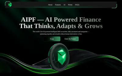 Website screenshot of AI Powered Finance (2026-04-25)