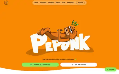 Website screenshot of Peponk (2026-04-25)