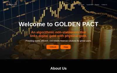 Website screenshot of Golden Pact (2026-04-24)