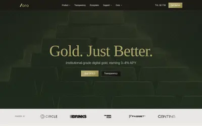 Website screenshot of GOLD (2026-05-21)