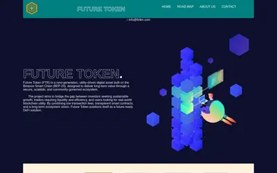 Website screenshot of FUTURE TOKEN (2026-04-21)