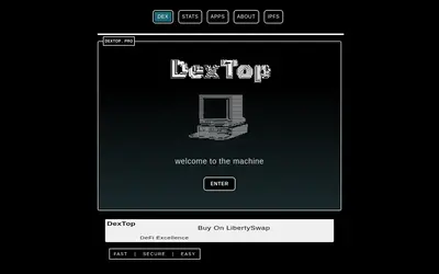 Website screenshot of DEX (2026-05-21)