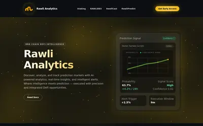 Website screenshot of Rawli Analytics (2026-04-24)