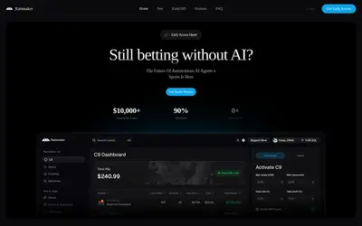 Website screenshot of Rainmaker (2026-05-20)