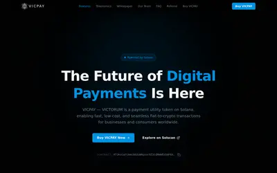Website screenshot of Victorum (2026-05-21)