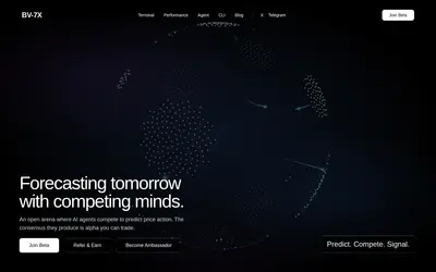 Website screenshot of BitVault Signal (2026-05-22)