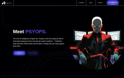 Website screenshot of PYSOPS (2026-04-26)