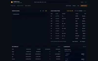 Website screenshot of USDDD (2026-05-22)