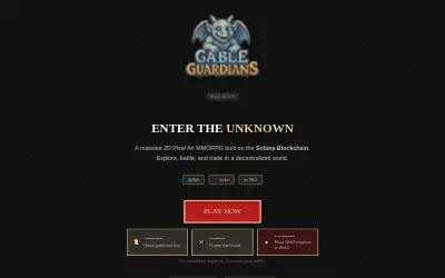 Website screenshot of GABLE (2026-06-04)