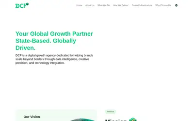 Website screenshot of DeCoin Flow (2026-04-25)