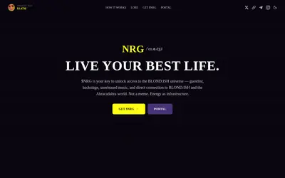 Website screenshot of Energy (2026-05-21)