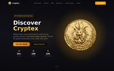 Website screenshot of Cryptex (2026-05-22)